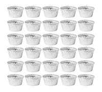 VILLCASE 40pcs Foil Cupcake Baking Cups Muffin Tray Mold for Home Kitchen Bakery Food Service Non-stick Aluminum Tinfoil Cases for DIY Cake Baking