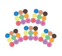 VILLCASE 45Pcs Fraction Circles Teaching Aids Set EVA Material Colorful Fraction Discs for Elementary Students for Classroom Math Learning