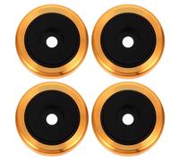 VILLCASE 4pcs 30x11mm Anti-Vibration Amplifier Feet Pads Aluminium Alloy Speaker Isolation Cushions Shock Absorbing Feet for Audio Equipment