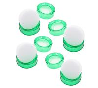 VILLCASE 4pcs Finger Moistener Sponge Cups for Money Counting and Paper Handling Reusable Plastic and Sponge Finger Dampener for Bank Tellers and Cashiers for Organizing Documents