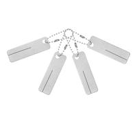 VILLCASE 4pcs Fish Hook Sharpener Fish Hook File Metal Silver Easy Storage Low Friction Outdoor Tools