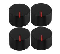 VILLCASE 4pcs Gas Stove Knobs Replacements Durable Metal Control Parts for Switch Hole Fast Ignition and Control for Home and Commercial Kitchen Use