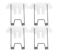 VILLCASE 4pcs Hair Cutting Machine Spring Plastic Swing Head Replacement Parts High Wear Resistance Easy Maintenance White for Salon Use