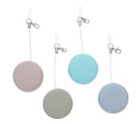 VILLCASE 4pcs Macaron Shape Portable Phone Screen Cleaner Multi Functional Wipes for Glasses Camera Lenses and Electronic Devices Gentle Scratch Cleaning Cloths for Versatile Use