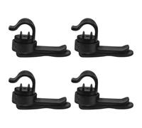 VILLCASE 4pcs Magnetic Hydration Tube Clips for Water Drinking Valve Tube Abs and Magnet Material with Autolocking Design and Quick Attachment for Cycling and Mountaineering