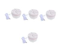 VILLCASE 4pcs Mini Ultrasonic Washing Machine Portable Turbine Washer Clothes Washer for Travel and Spaces Efficient and Lightweight