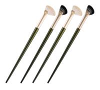 VILLCASE 4pcs Nose Contour Brush Angled Makeup Brush Comfortable to Use No Shedding Premium Synthetic Hair Wood Fiber for Women Ladies Thanksgiving Graduations