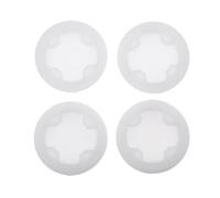 VILLCASE 4Pcs Plastic Bucket Lid with Rubber Gasket 2.83 Inch Coarse Thread Sealed Drum Caps for 200L Oil Drum Barrel Industrial Container