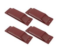VILLCASE 4pcs Plastic Louvered Container Vents for Cargo Containers with Screw-on Installation, Humidity Reduction and Anti-Condensation Features, for Outdoor Environments and Warehouse