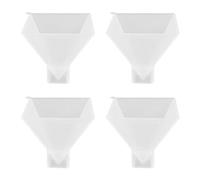 VILLCASE 4pcs Pyramid Silicone Mold, Pyramid Resin Mould, Geometric Epoxy Resin Moulds for Casting Jewellery Making, DIY Craft Ornament Home Decoration