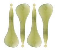 VILLCASE 4pcs Resin Facial Gua Sha Massage Tools for Deep Meridian Stimulation and Natural Curve Fit, for Face and Neck Spa Relaxation and Travel Use