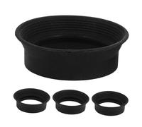 VILLCASE 4pcs Rubber Eyepiece Eye Cups for Microscope and Telescope Soft Eyepiece Shields Protecting Eyes From Stray Light and Shock Comfortable Fit Replacement Parts