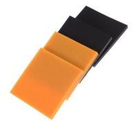 VILLCASE 4pcs Rubber Heel Replacement Pads for High Heels Wear-Resistant and Anti-Slip Surface, Square Shape 6cm X 6cm X 0.5cm, for Shoe Repair and Slippery Shoes Grip