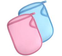 VILLCASE 4pcs Shower Exfoliating Glove Bath Gloves Pva Material Safe for Skin Lightweight Design Suitable for Dormitory and Hotel Use