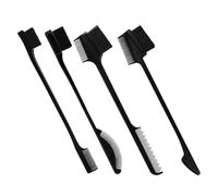 VILLCASE 4pcs Small Hairbrushes and Brow Combs Set Double-headed Abs Design, Easy to Use for Shaping Eyebrows and Hair in Daily Life, Portable and Charming