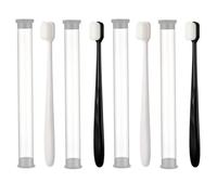 VILLCASE 4pcs Soft Toothbrushes for Adults with Micro- Bristles, Comfortable Abs Handle, Suitable for Sensitive Gums, Household Oral Care Teeth Cleaning Tool
