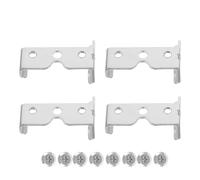 VILLCASE 4sets Clipper Mounting Bracket Silver Holder Parts Compatible with Wahl Electric Clippers Professional Barber Repair Accessories