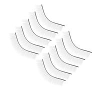 VILLCASE 5 Pairs Eyelash Extension Practice Strips for Beginners, Thin Natural Lash Strips for Eyelash Training and Eye Makeup Practice, Suitable for Lash Extension Application