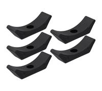 VILLCASE 5 Pcs Dumbbell Racks Black Pp Dumbbell Brackets Practical Use Floor Protection on The Shelf Or Desk