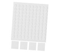 VILLCASE 500pcs Clear Round Acrylic Double Sided Adhesive Putty Dots Removable No Trace Sticky Tack Pads for Home Office Decor Weatherproof Self Adhesive Poster Mounting Pads