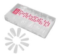 VILLCASE 500pcs Coffin Nail Tips Full Cover Acrylic Nail Extensions Plastic Material with Japanese Design and Salon Use Easily Adheres for Versatile Use