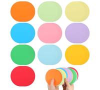 VILLCASE 500pcs Double-Sided Round Origami Paper 12x12cm, Assorted 10 Colors, Small Craft Sheets for DIY Handmade Art Projects and School Crafts