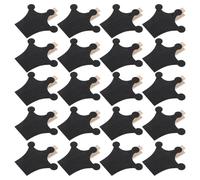 VILLCASE 50pcs Blackboard Clip Memo Board Clips Wooden Mini Chalkboard for Wedding Dessert Tables