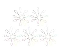 VILLCASE 50pcs DIY Keychain Cords Lobster Clasp Rope for Cell Phone Charm Strap String Cords for Lanyards Random Color