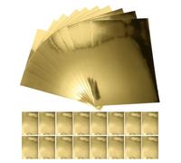 VILLCASE 50pcs Golden Mirror Cardstock Paper A4 Size with Mirrorlike Surface and Versatile DIY Applications, for ’s Crafts, Wedding Invitations and Birthday Party Decoration