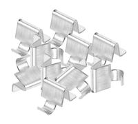 VILLCASE 50pcs Metal Shelf Clips Adjustable Cabinet Shelf Support Pegs for File and Metal Storage Brackets Heavy Duty Fit Brackets for Bookshelves Closets and Storage Cabinets