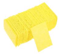 VILLCASE 50pcs Soldering Sponge, High Temperature Cleaning Sponge for Solder Iron Welding Head Cleaner Lightweight Anti-Scald Design Soldering Iron Tip Cleaner for PCB Board