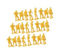 VILLCASE 54pcs Engineering Worker Model Play Set Realistic Plastic Figures for DIY Props and Collectible Durable and Safe for Creative Play