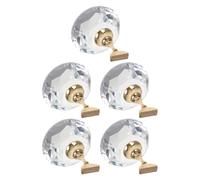 VILLCASE 5pcs Acrylic Nail Tips Practice Holder Stand Manicure Display Rack for DIY Fingernail Art Training Salon Use with Crystal Base Colored Head Pins