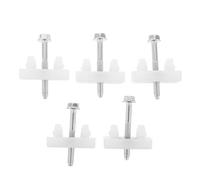 VILLCASE 5pcs Car Audio Speaker Clips Mounting Hardware Kit Non-damage Speaker Fasteners with Screws and Plastic Spacers for Rear Door Panel Secure Fit Compatible with Honda