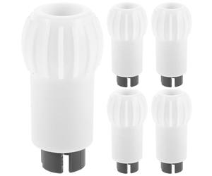 VILLCASE 5pcs Connector Adapter 25mm to 19mm Plastic Mid Joint for Infusion Stand Replacement Parts Drip Bag Pole Connector Compatible with Rolling Iv Drip Stands