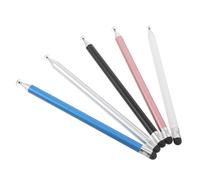 VILLCASE 5pcs Dualhead Stylus Pens for Touchscreens, Portable and Lightweight Metal Drawing Pens for Tablets and Phones, High Precision for Navigating across Multiple Devices
