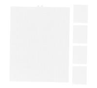 VILLCASE 5pcs Durable Pe Plastic Mesh Canvas Sheets for Embroidery Crafting Transparent for DIY Knit Crochet Projects Precise Cutting and Long Term Use