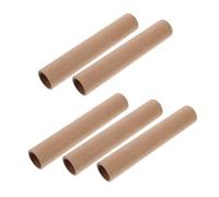 VILLCASE 5pcs Kraft Paper Mailing Tubes Inner Lightweight Round Cardboard Cylinders for Document Storage Art Prints Blueprints Transport