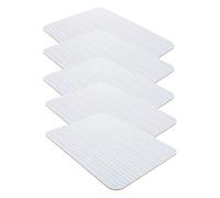 VILLCASE 5Pcs Lined Dry Erase Whiteboards 9X12 Inch for Cursive Handwriting and Number Practice, Erasable Boards for Classroom and Homeschool