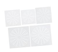 VILLCASE 5pcs Mandala Dotting Stencil Template Set Reusable Mandala Painting Drawing Stencils for Rock Painting Wall Art DIY Beginners and Artists