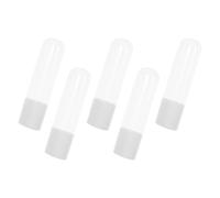VILLCASE 5pcs Portable Water Flosser Tip Case, Transparent Plastic Nozzle Storage Box with Snug Lid for Replacement Nozzles and Oral Irrigator Heads, for Travel and Home Use