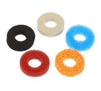 VILLCASE 5Pcs Precision Game Handle Buffer Rings Lightweight Sponge Cushions for Controllers Enhance Accuracy Sensitivity Durable Protection Against Scratches Comfortable Gaming Experience