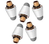 VILLCASE 5pcs Replacement Capacitive Stylus Pen Tips with M5 External Thread, 5mm Fine Mesh Tips for Smartphones and Tablets, Enhanced Precision Control and Stable Threaded Fit,