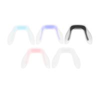 VILLCASE 5pcs Soft Silicone Eyeglass Nose Pads Set for, Non-Slip Matte Black White Blue Pink Spectacle Nose Grips Replacement Cushions for Glasses Frames