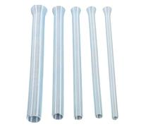 VILLCASE 5pcs Spring Tube Bender Set Aluminum Copper Tubing Tools with Ergonomic Grip for Plumbing HVAC Refrigeration Automotive Repairs Flexible Multi Angle Pipe Bending Springs