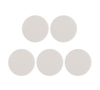 VILLCASE 5pcs White round Latex Powder Applicators for Women, Soft Foundation Pads Suitable for Travel and Professional Use, Makeup Blending Sponges for Face Cosmetics