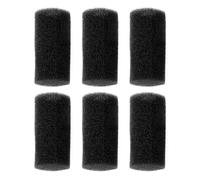 VILLCASE 6 Pcs Pre-filter Sponge Roll Replacement for Fish Tank Filters, Black Cotton Material with Less Clogging and Extended Filter Media Usage Time, Suitable for Freshwater and Marine