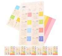VILLCASE 6 Sets Calendar Stickers Month Index Stickers 2 Sheets A Set Paper Easy to Use Easy to Peel for Organizing Your Daily Monthly and Yearly Plans Suitable for Professionals