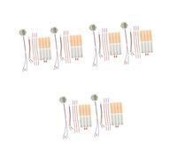 VILLCASE 6 Sets DIY Fruit Battery Experiment Kit for Educational Science Projects Metal Potato Clock Making Kit Simple Electricity Circuits to Enhance Student Hands Learning and