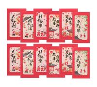 VILLCASE 60 Pcs Year Horse Red Envelopes Lunar Year Decorations Thick Long Paper Hongbao for Cash Gifting and Lucky Money Packets Assorted Red Packets for Adults